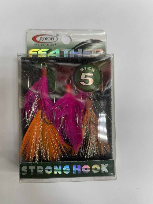 Крючок с перьями FEATHER STRONG HOOC ДОЮЙ №5 (Арт. RS4981)