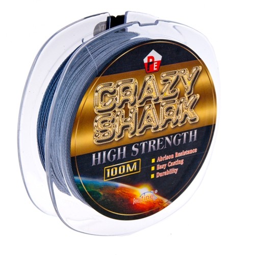 ЛЕСКА ПЛЕТЕНАЯ CRAZY SHARK 100m (Арт. RS5376)