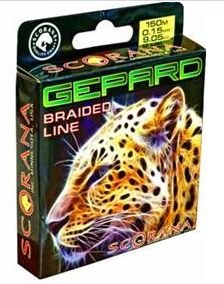 Плетеная леска Scorana GEPARD braided line 150m (Арт. RS5368)