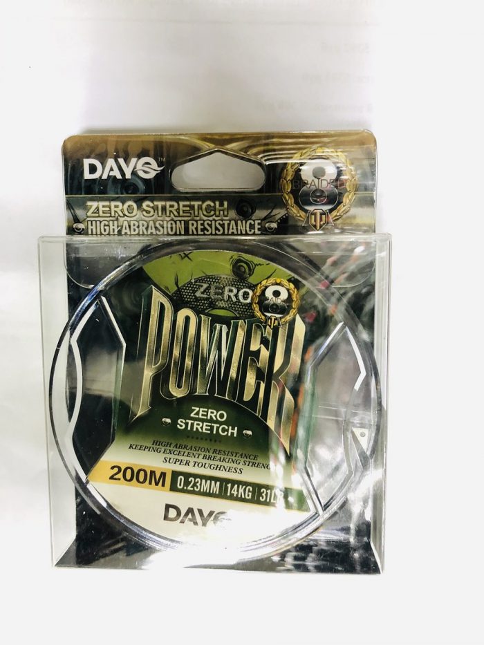 Шнур плетёный DAYO POWER 200m.8 жильный.Размеры внутри. (Арт. RS5403)