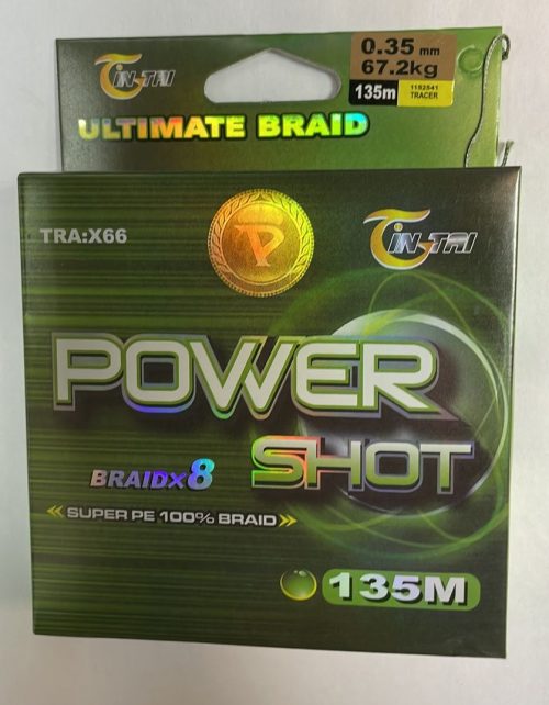 Шнур плетёный POWER SHOT BRAID X8 135М Gin tai (выбор размера внутри) (Арт. RS46944)