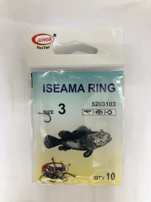 КРЮЧКИ ДОЮЙ ISEAMA RING #3, 10 ШТ.Минимальный заказ 10 пачек. (Арт. RS4135)