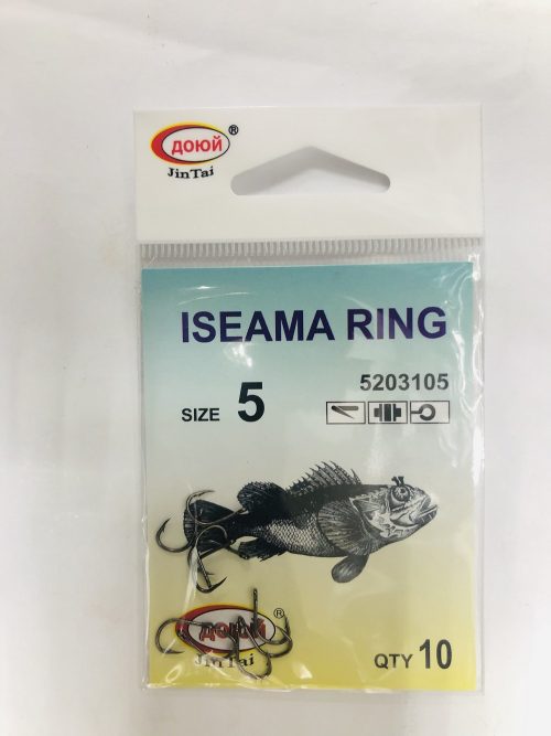 КРЮЧКИ ДОЮЙ ISEAMA RING #5, 10 ШТ.Минимальный заказ 10 пачек. (Арт. RS4137)