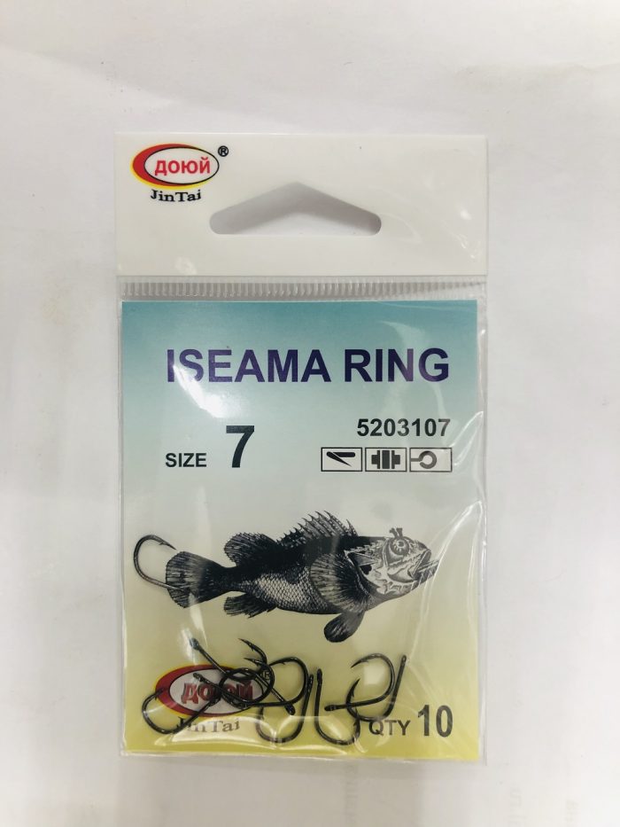 КРЮЧКИ ДОЮЙ ISEAMA RING #7, 10 ШТ.Минимальный заказ 10 пачек. (Арт. RS4139)