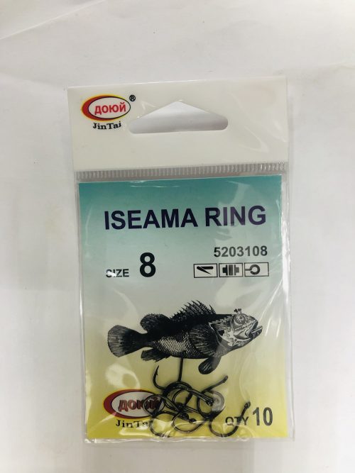 КРЮЧКИ ДОЮЙ ISEAMA RING #8, 10 ШТ.Минимальный заказ 10 пачек. (Арт. RS4140)