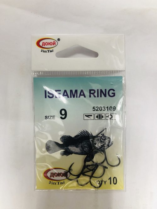 КРЮЧКИ ДОЮЙ ISEAMA RING #9, 10 ШТ.Минимальный заказ 10 пачек. (Арт. RS4141)