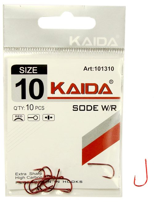 Крючок Kaida Sode.Минимальны заказ 10 пачек. (Арт. RS4173)