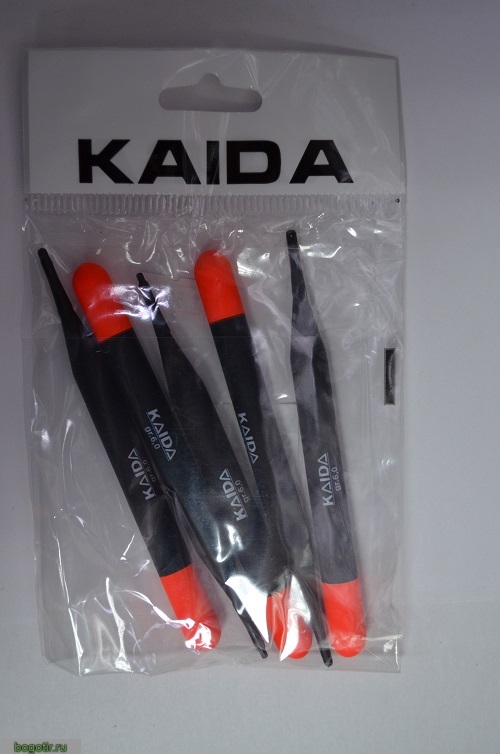 Поплавки KAIDA №6-28-6g-10 штук.Размеры внутри. (Арт. RS3960)