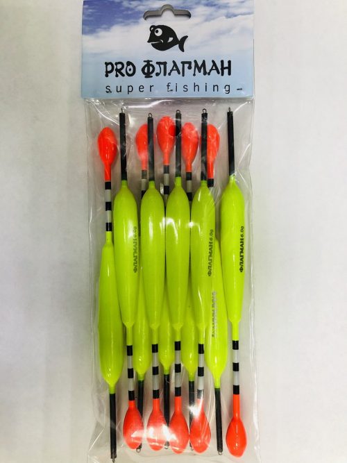 Поплавки PRO ФЛАГМАН 10 штук-6g.LN (Арт. RS3507)