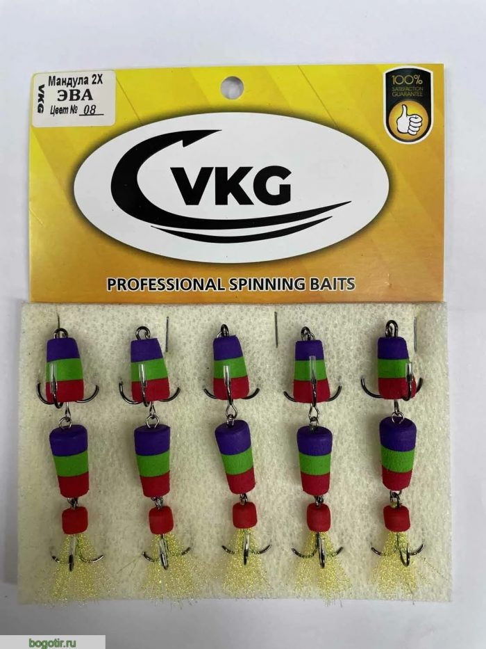 Мандула 2X ЭВА VKG PROFESSIONAL SPINNING BAITS (Арт. RS45850)