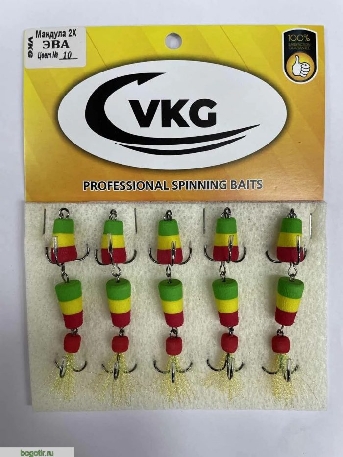 Мандула 2X ЭВА VKG PROFESSIONAL SPINNING BAITS (Арт. RS45853)