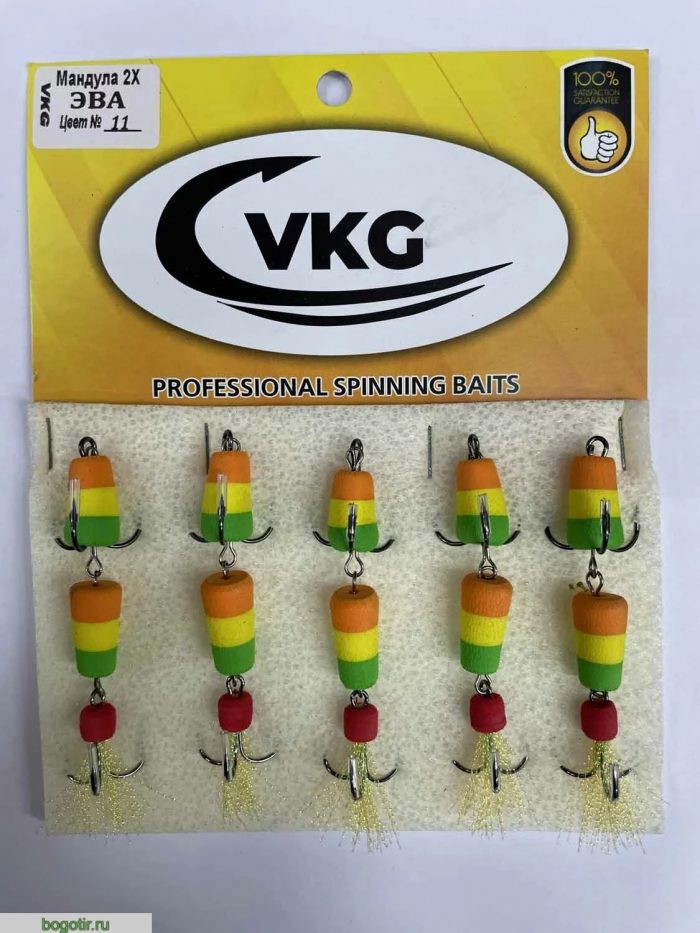 Мандула 2X ЭВА VKG PROFESSIONAL SPINNING BAITS (Арт. RS45854)