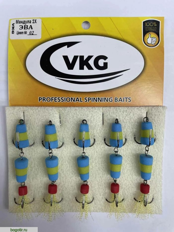 Мандула 2X ЭВА VKG PROFESSIONAL SPINNING BAITS (Арт. RS45857)