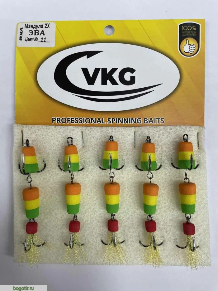 Мандула 2X ЭВА VKG PROFESSIONAL SPINNING BAITS (Арт. RS45865)