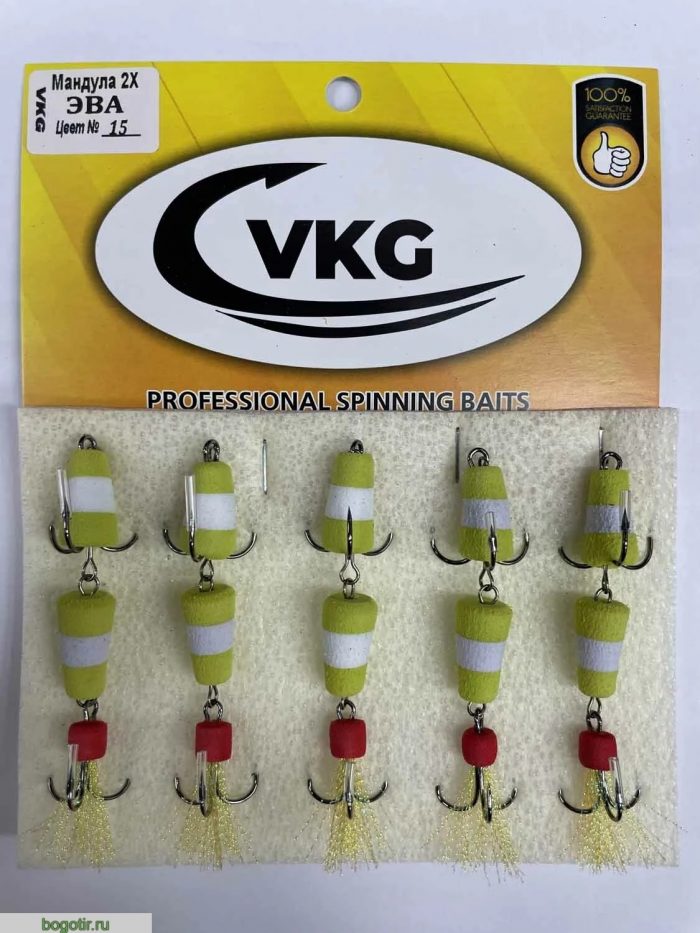 Мандула 2X ЭВА VKG PROFESSIONAL SPINNING BAITS (Арт. RS45867)