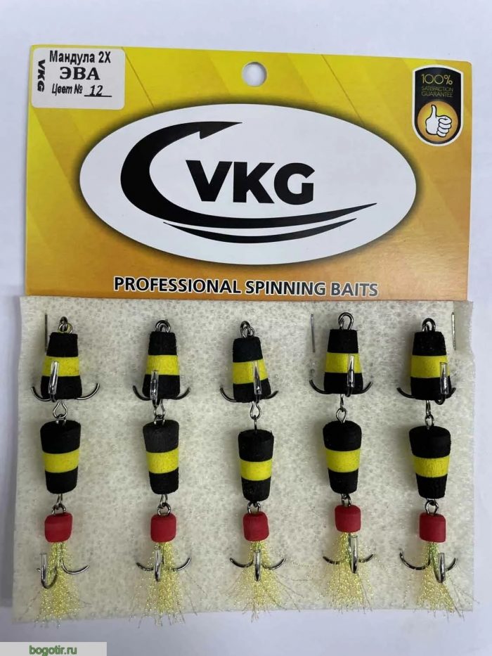 Мандула 2X ЭВА VKG PROFESSIONAL SPINNING BAITS (Арт. RS45874)