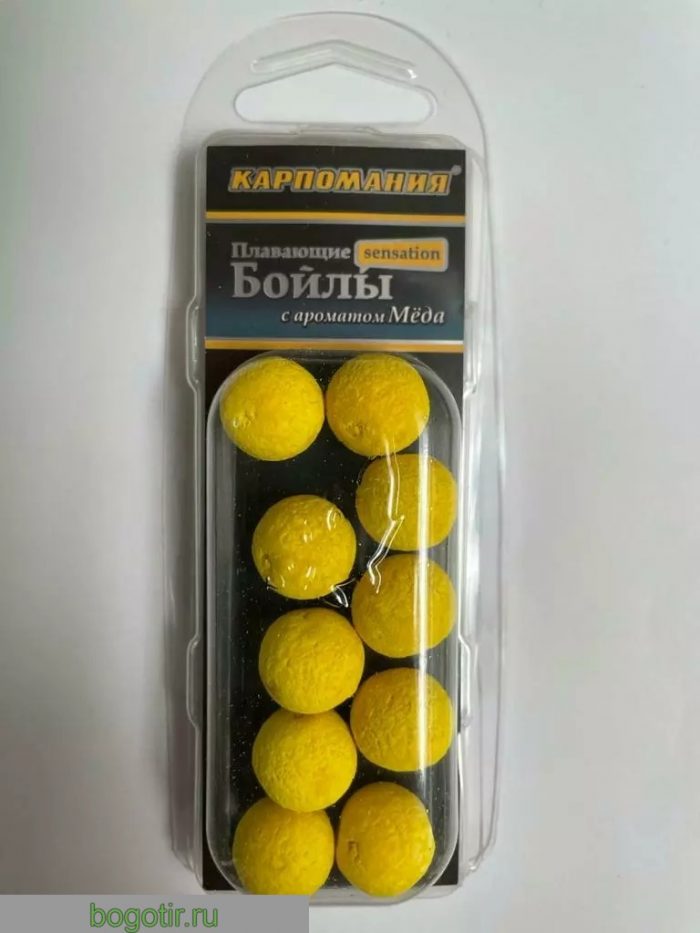 Бойлы плавающие КАРПОМАНИЯ с ароматом МЁДА.SA (Арт. RS45890)