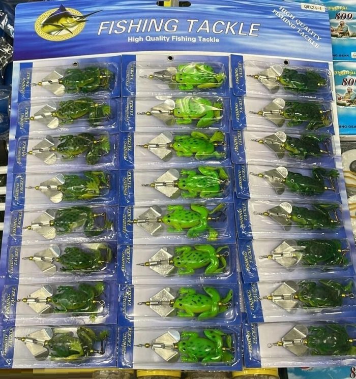 Набор FISHING TACKLE силиконовые лягушки 24шт YR