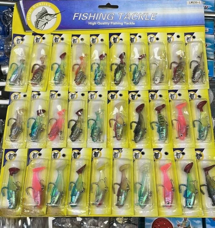 Набор FISHING TACKLE силиконовые рыбки 30шт YR