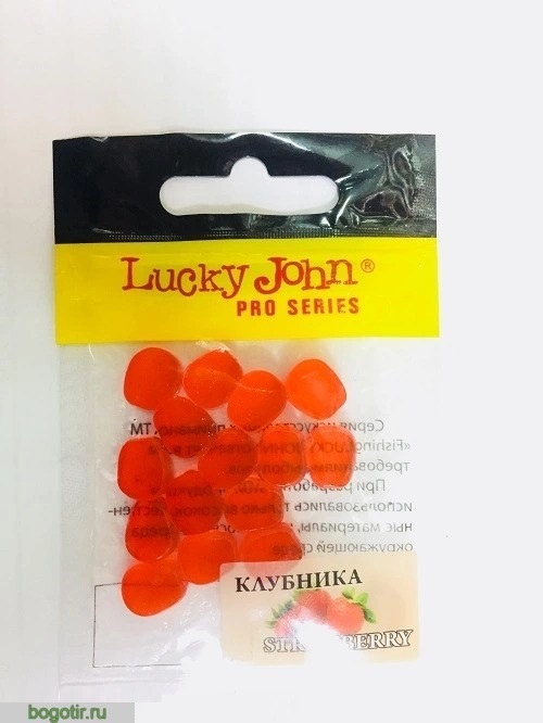 Силиконовая наживка кукуруза LUCKY JOHN(КЛУБНИКА)VV (Арт. RS46109)