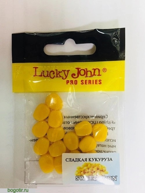 Силиконовая наживка кукуруза LUCKY JOHN(СЛАДКАЯ КУКУРУЗА)VV (Арт. RS46113)