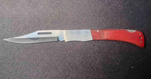 Нож складной красный большой 003A (Арт. RS1150)