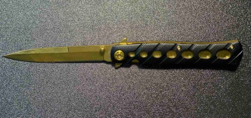 Нож складной золотой L-059J (Арт. RS1236)