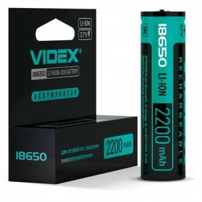 АККУМУЛЯТОР LI-ION VIDEX 3.7V 2200 MAH С ЗАЩИТОЙ (Арт. RS29045)
