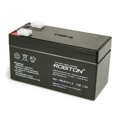АККУМУЛЯТОР ROBITON 12В 1.3А (Арт. RS29074)