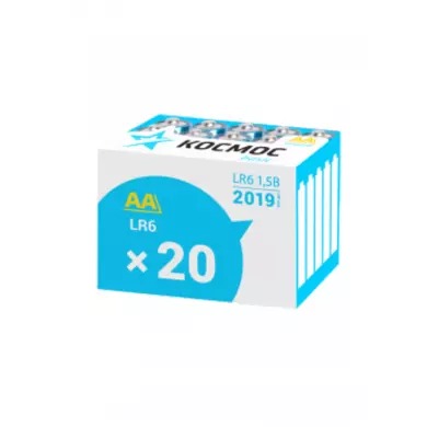 БАТАРЕЙКА ALKALINE КОСМОС АА LR6 20ШТ. (Арт. RS29042)