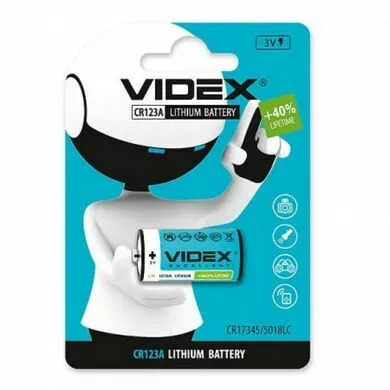 БАТАРЕЙКИ 123A VIDEX (1 ШТ.) (Арт. RS28997)