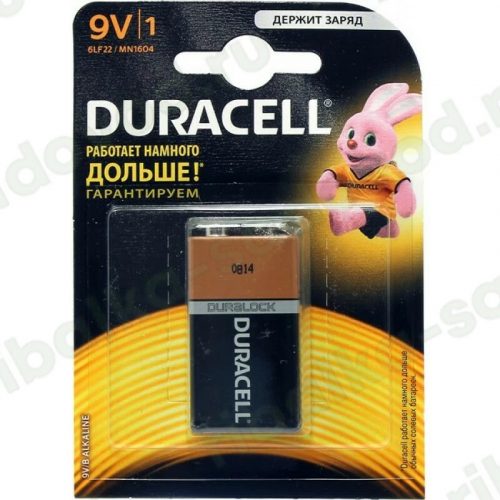БАТАРЕЙКИ 9V LR9 DURACELL (1 ШТ.) (Арт. RS29017)