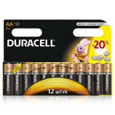 БАТАРЕЙКИ АА LR6 DURACELL (12 ШТ.) (Арт. RS29021)