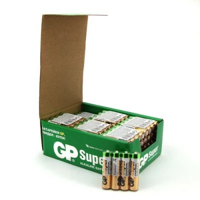 БАТАРЕЙКИ ALKALINE AAA GP LR03 96 BOX (96 ШТ.) (Арт. RS29102)
