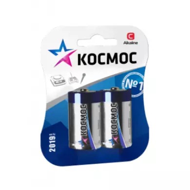 БАТАРЕЙКИ ALKALINE C КОСМОС LR14 (2 ШТ.) (Арт. RS28982)
