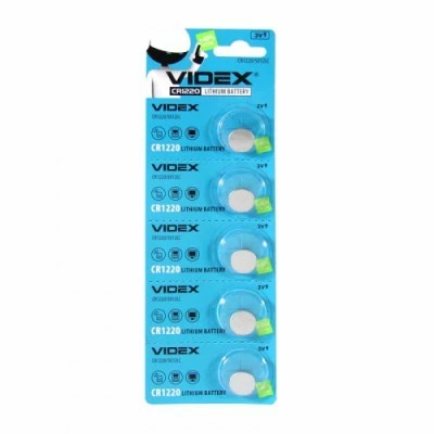 БАТАРЕЙКИ ЛИТИЕВАЯ VIDEX CR1216 (5 ШТ.) (Арт. RS29001)