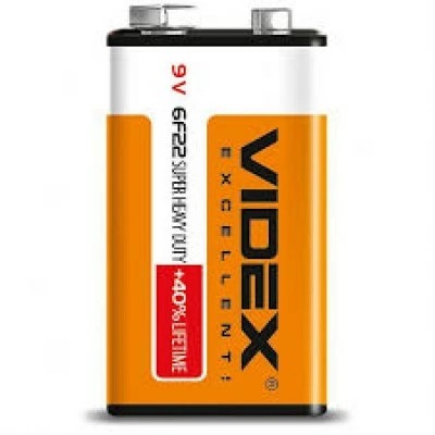 БАТАРЕЙКИ V9 (1SH) VIDEX R9 (24 ШТ.) (Арт. RS29085)
