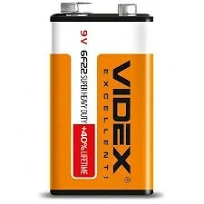 Батарейка крона V9 videx солевая кол-во в упаковке 24шт. (Арт. RS29078)