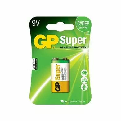 Батарейка крона v9 GP алкалиновая кол-во в упаковке 10шт. (Арт. RS29098)