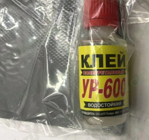 Ремкомплект с клеем (полиуретановый) УР-600 водостойкий, мин заказ 10 штук.