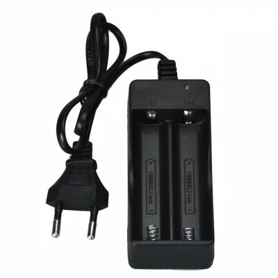 ЗАРЯДНОЕ УСТРОЙСТВО С ШНУРОМ ДВОЙНАЯ ДЛЯ 18650 (Арт. RS29020)